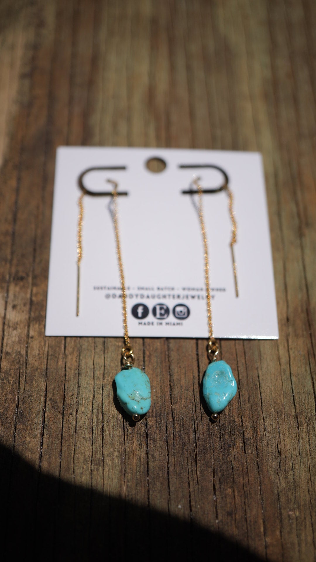 Turquoise Threaders Gold Filled