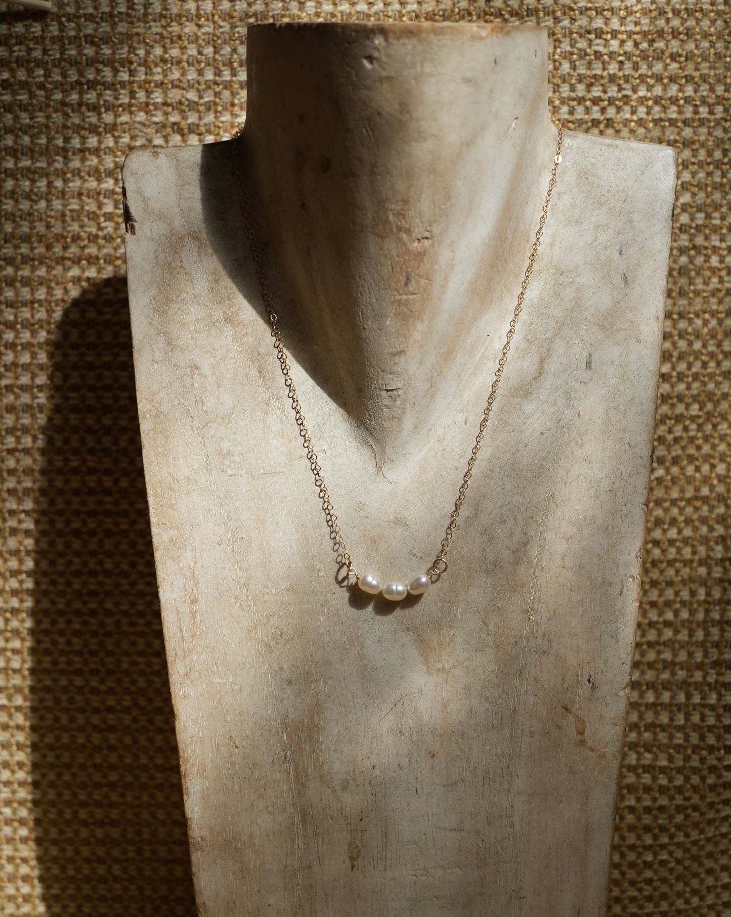 Dainty Pearl Necklace || Everyday Pearl Jewelry || 14K Gold Filled || Bridal Jewelry + Bridesmaid Jewelry || June Birthstone Necklace