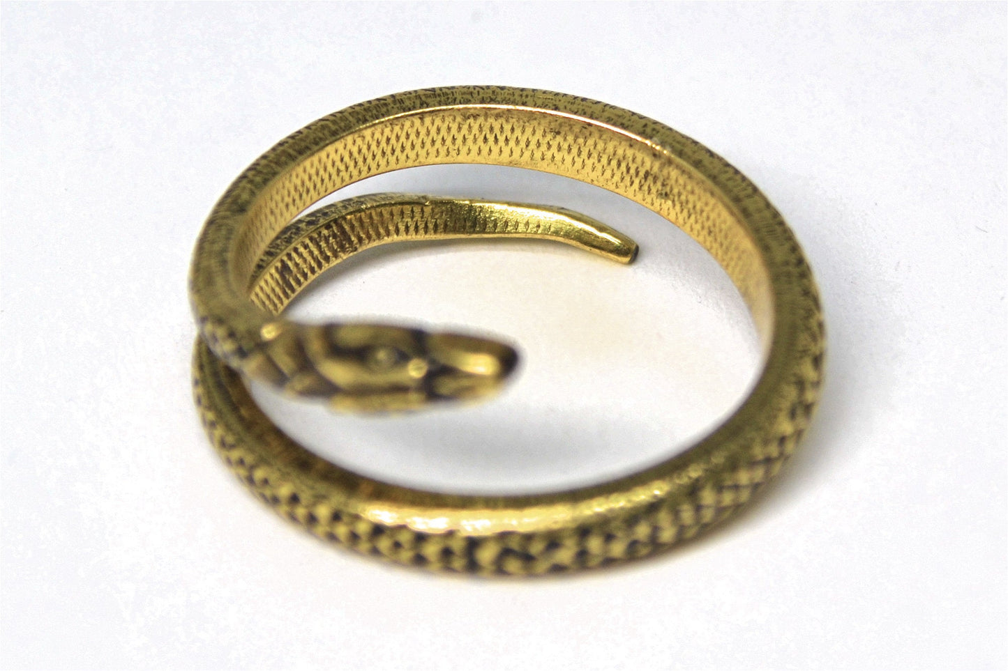 || Brass Snake Ring ||