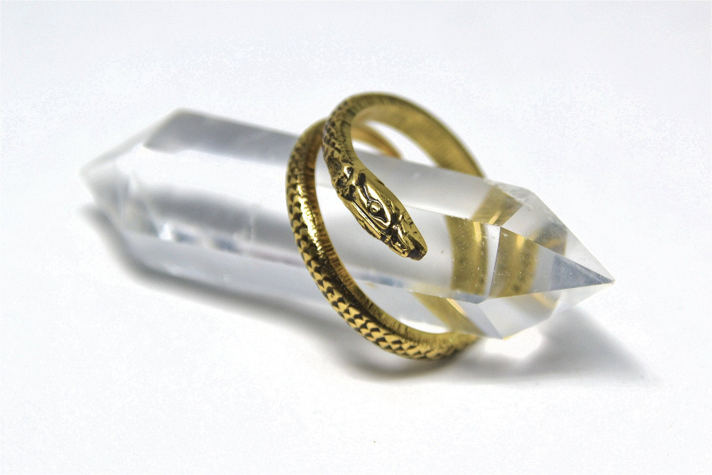 || Brass Snake Ring ||
