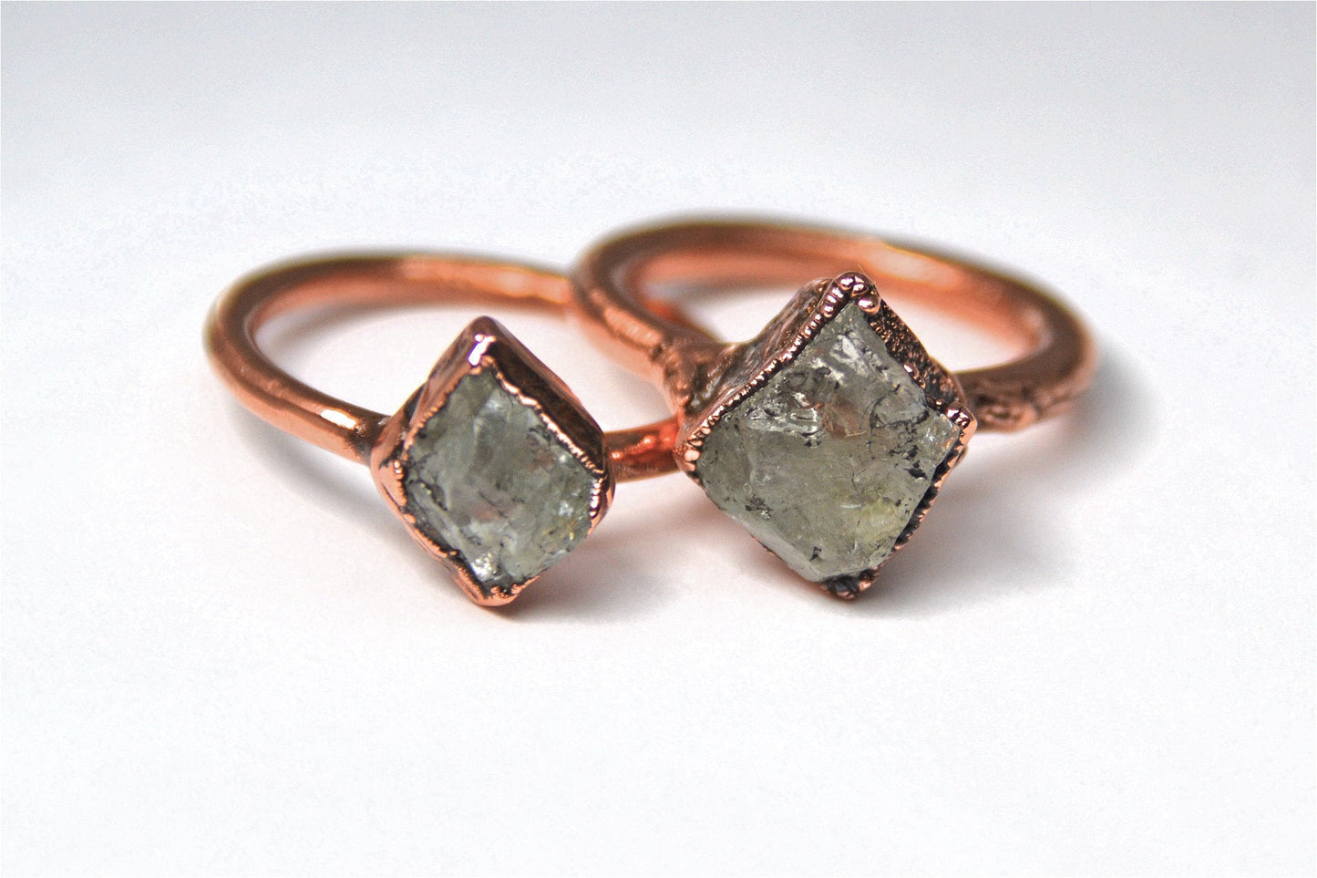 Chunky Raw Aquamarine Ring || March Birthstone