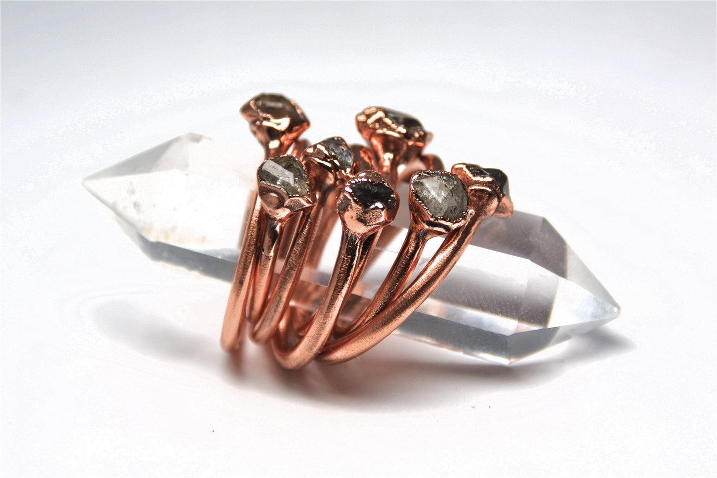 Herkimer Diamond Ring | April Birthstone