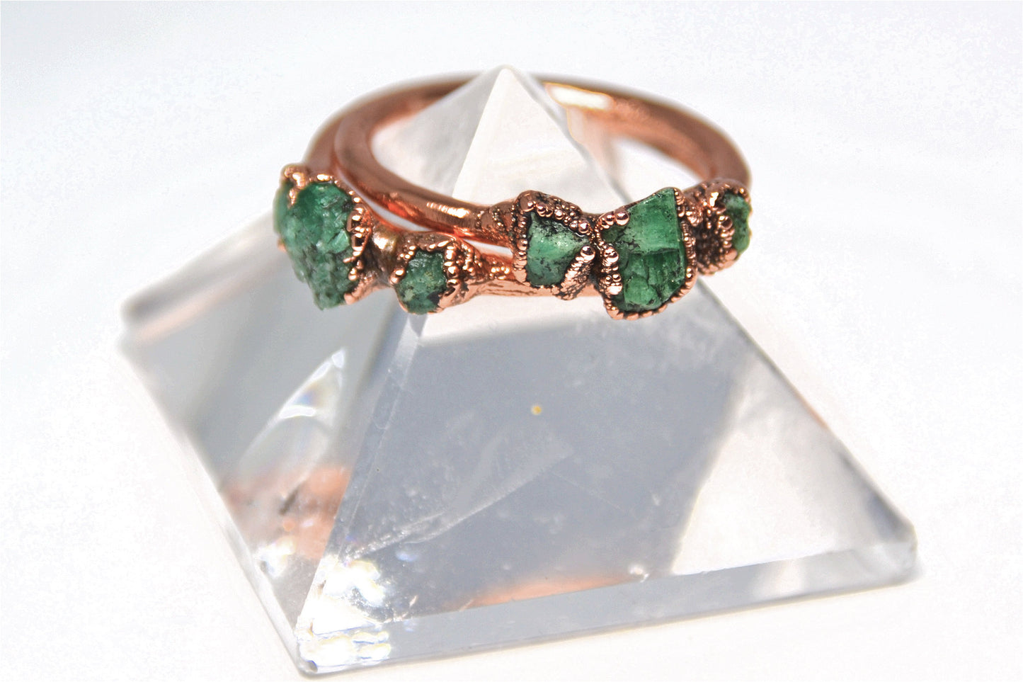 Multi-Stone Emerald Ring | May Birthstone