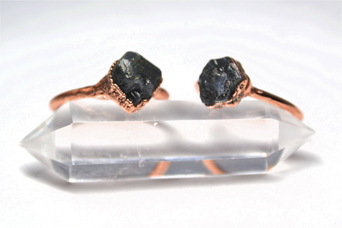 Raw Sapphire Ring | September Birthstone Ring | Birthstone Jewelry |