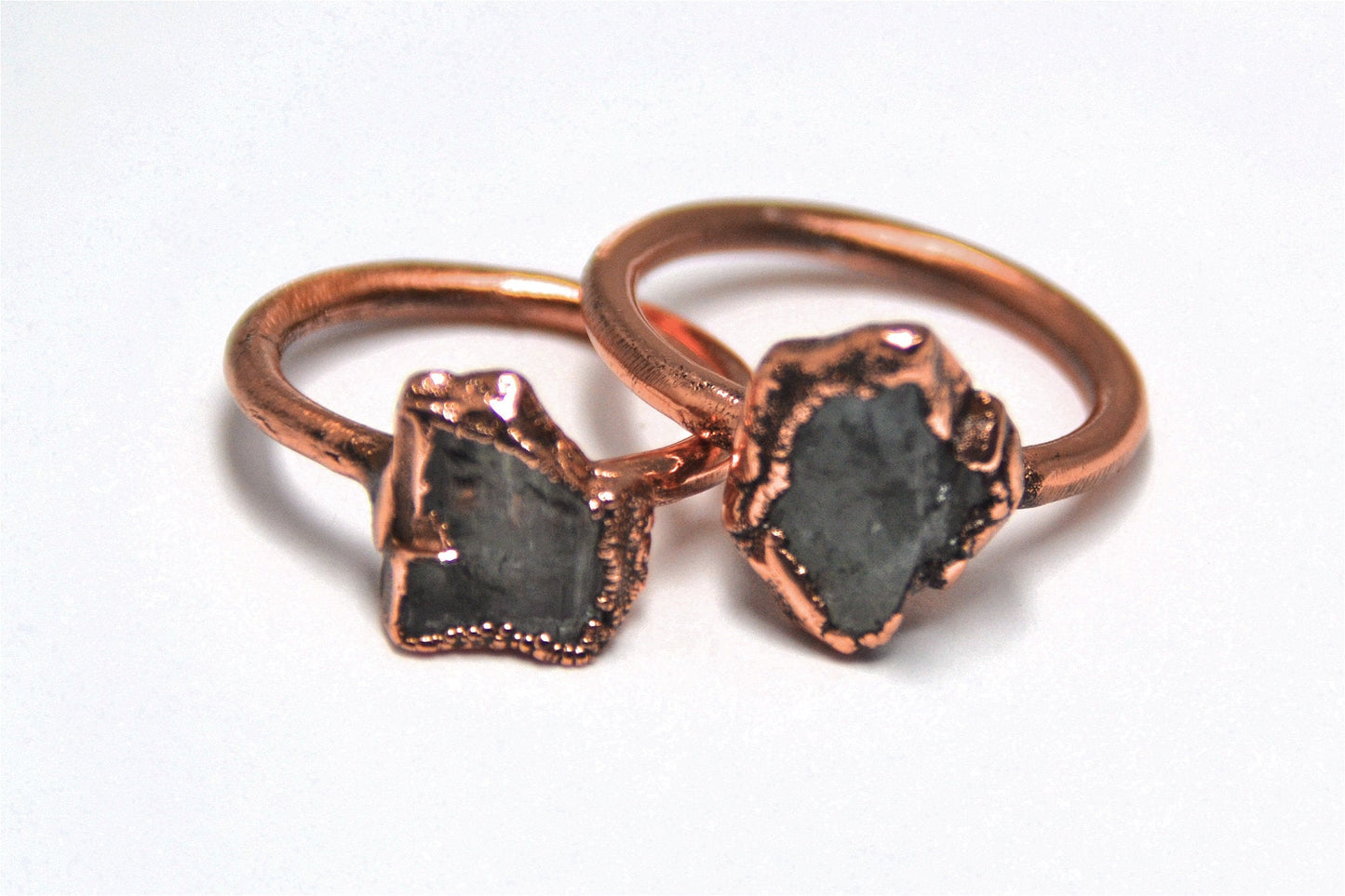 Chunky Raw Aquamarine Ring || March Birthstone