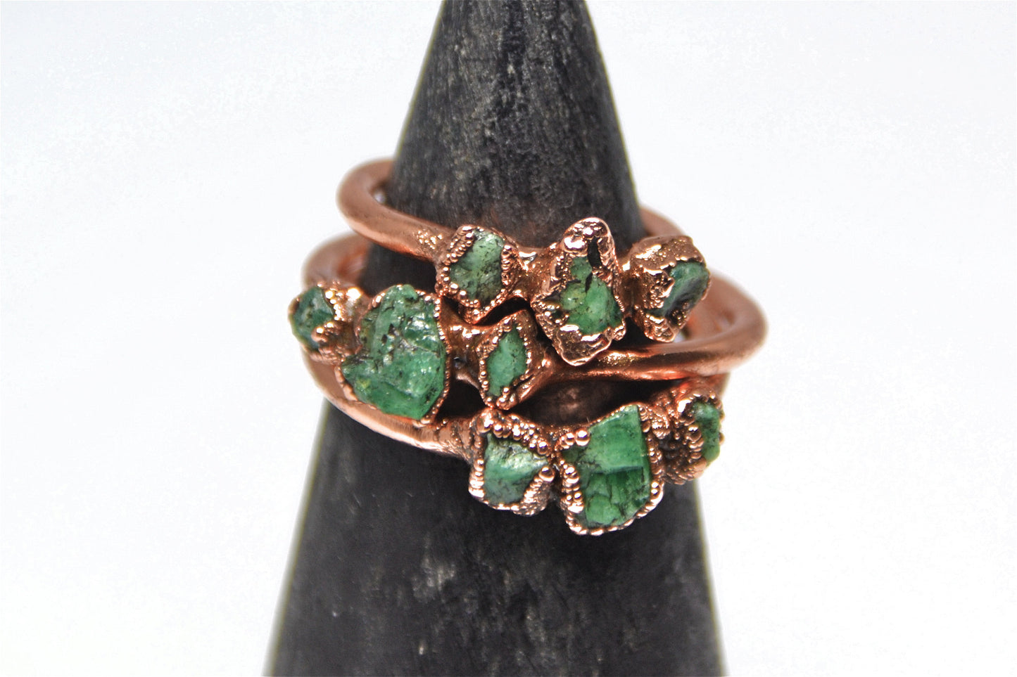 Multi-Stone Emerald Ring | May Birthstone