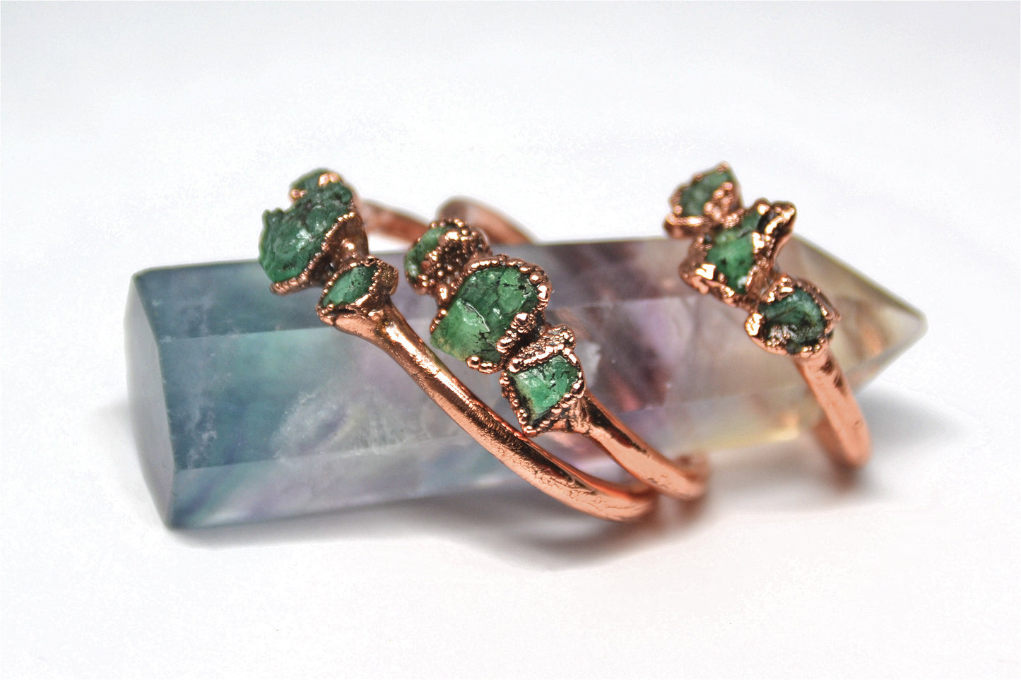 Multi-Stone Emerald Ring | May Birthstone