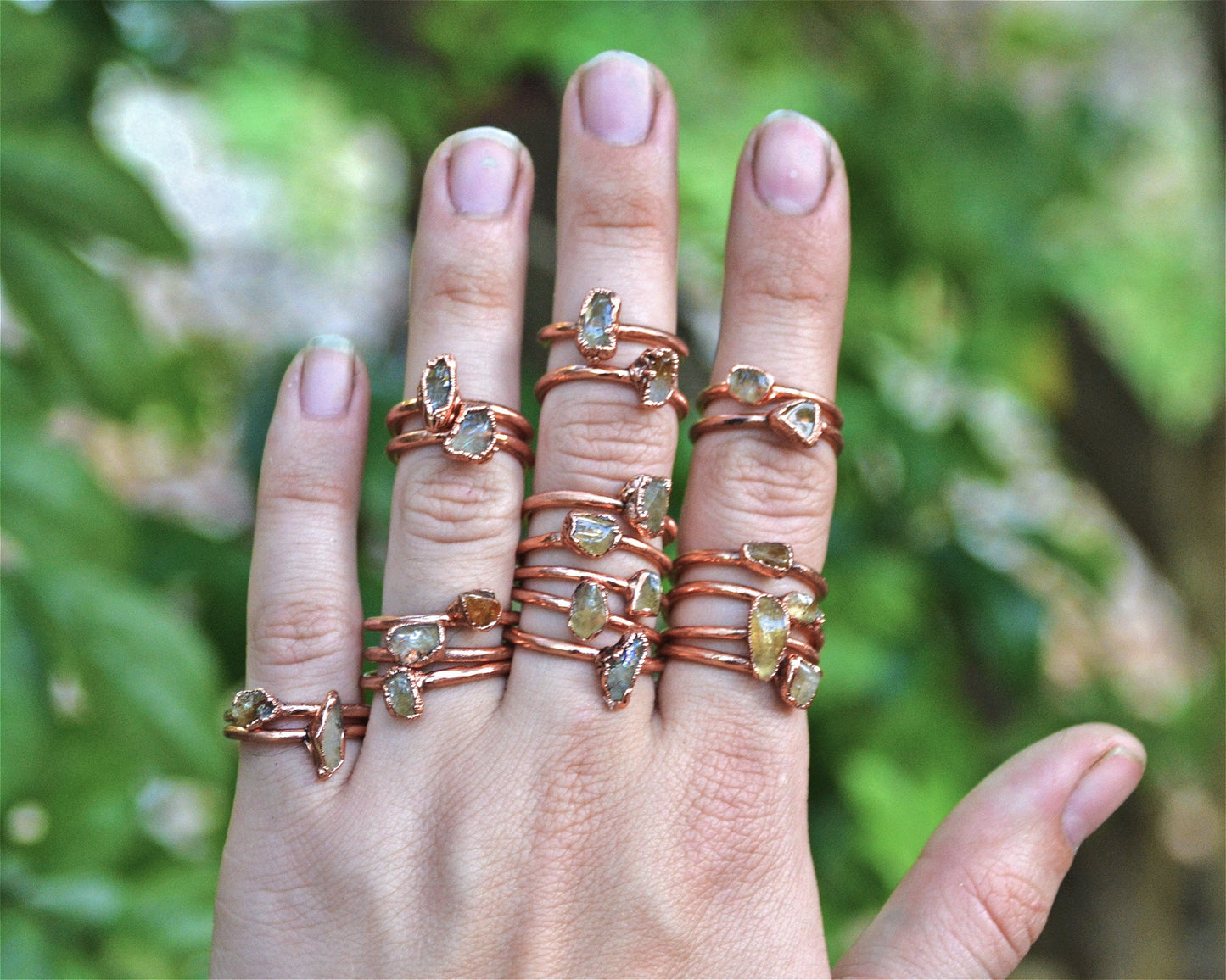 Raw Citrine Ring | November Birthstone Ring | November Ring |