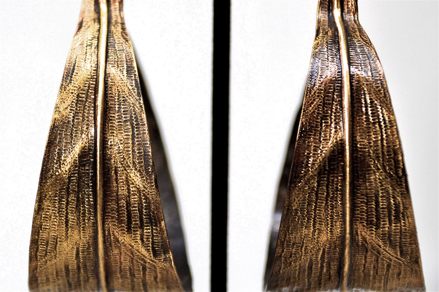 Statement Feather Earrings || boho