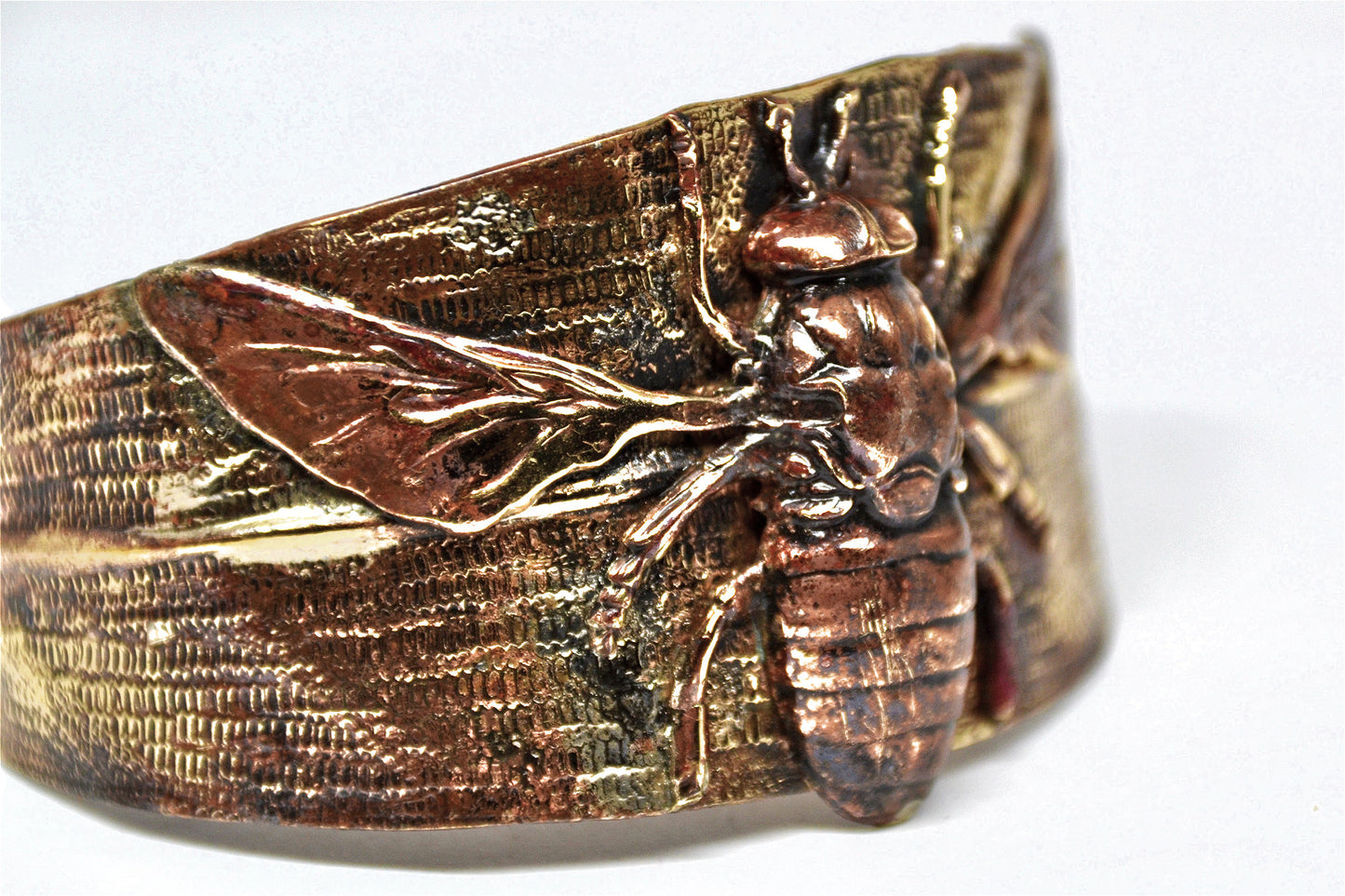 Adjustable Bee Bracelet Cuff