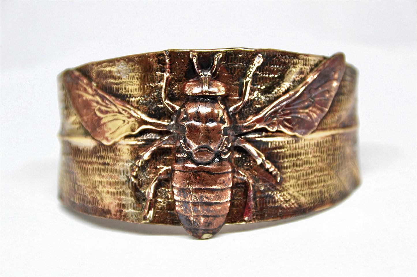 Adjustable Bee Bracelet Cuff