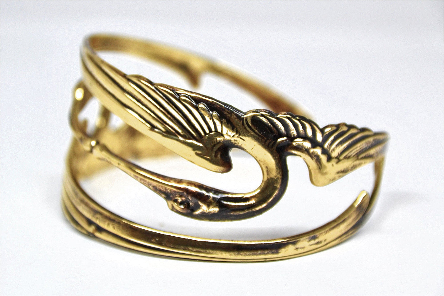 Crane Bracelet Adjudtable Cuff