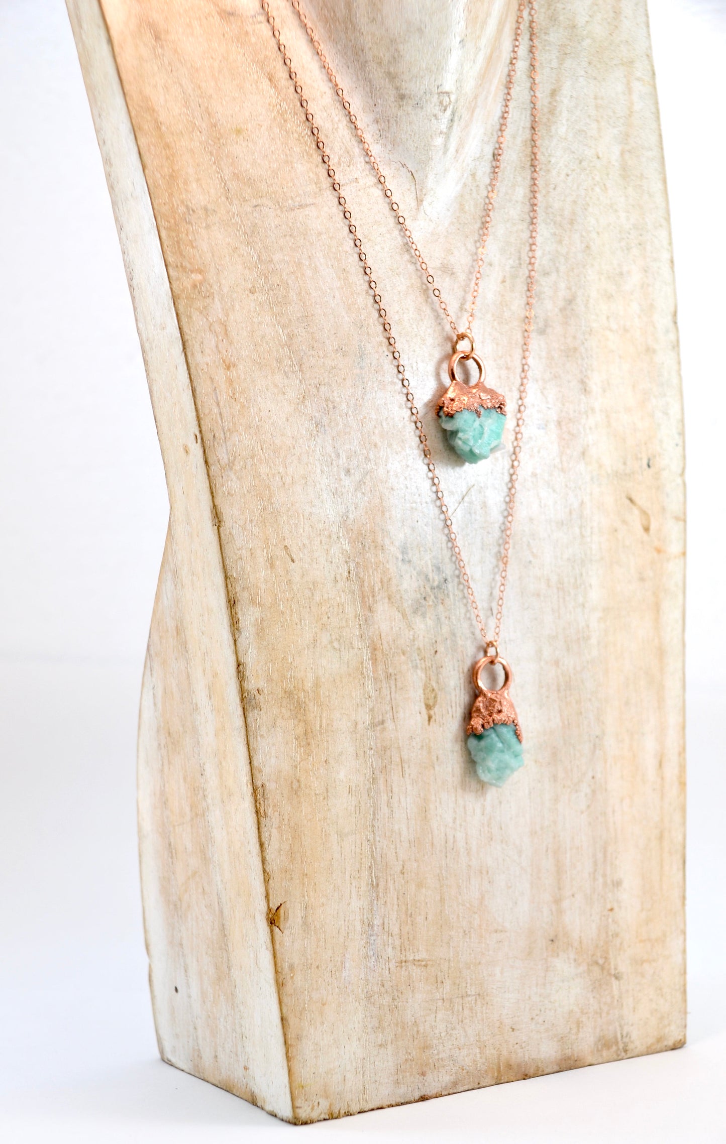 Copper Emerald Necklace | May Birthstone