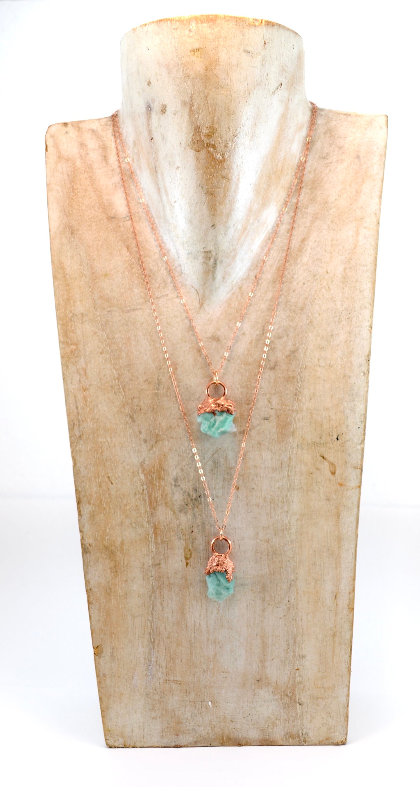 Copper Emerald Necklace | May Birthstone