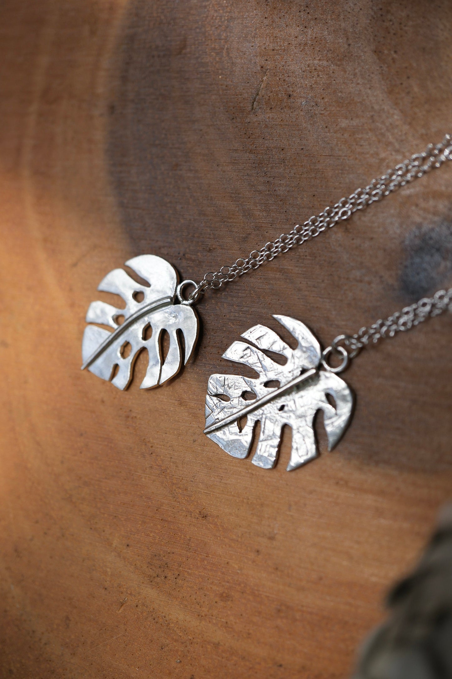 Monstera Leaf Necklace || Monstera Deliciosa 925 Leaf Necklace || Monstera Necklace || House Plant Necklace || Palm Leaf || Tropical Leaf
