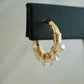 Natural Zirconium Gold Filled Hugger Hoops || 14K Gold Filled Elegance for Every Occasion || Bridal + Bridesmaid Earrings ||