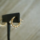 Natural Zirconium Gold Filled Hugger Hoops || 14K Gold Filled Elegance for Every Occasion || Bridal + Bridesmaid Earrings ||