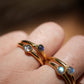 Gold Labradorite Flashy Ring
