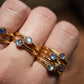 Gold Labradorite Flashy Ring