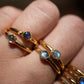 Gold Labradorite Flashy Ring