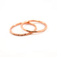 Copper Stacking Ring | Hammered Band Ring | Minimalist Jewelry |