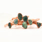 Emerald Copper Ring || May Birthstone Ring