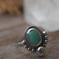 Turquoise Boho Style Sterling Silver Ring || Minimalist Turquoise Ring || Handmade Turquoise Ring