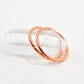 Copper Stacking Ring | Hammered Band Ring | Minimalist Jewelry |