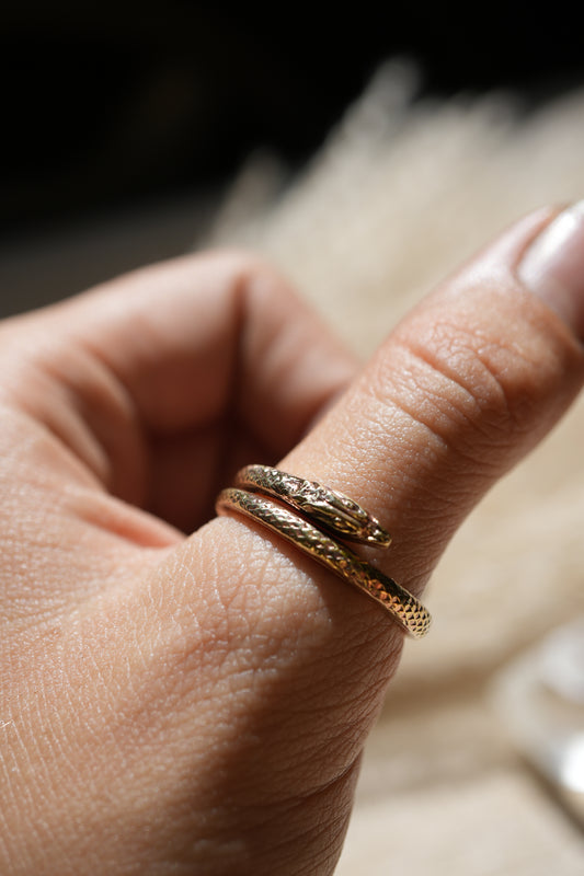 || Brass Snake Ring ||