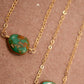 14K Gold Filled Natural Turquoise Necklace || December Birthstone || December Necklace || Gold Filled Everyday Necklace