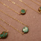 14K Gold Filled Natural Turquoise Necklace || December Birthstone || December Necklace || Gold Filled Everyday Necklace