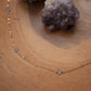 Gold Filled Blue Apatite Duster Necklace || Dainty Everyday Necklace