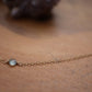 Gold Filled Blue Apatite Duster Necklace || Dainty Everyday Necklace