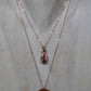 Dainty Copper Coffee Bean Necklace
