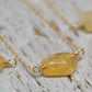 Citrine 14k Gold Filled Necklace || November Birthstone