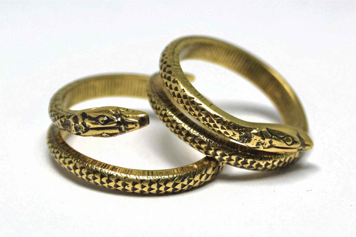 || Brass Snake Ring ||