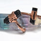 Raw Black Tourmaline Ring | Raw Tourmaline Ring | Electroformed Copper Ring