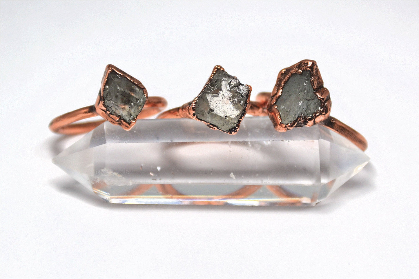 Chunky Raw Aquamarine Ring || March Birthstone