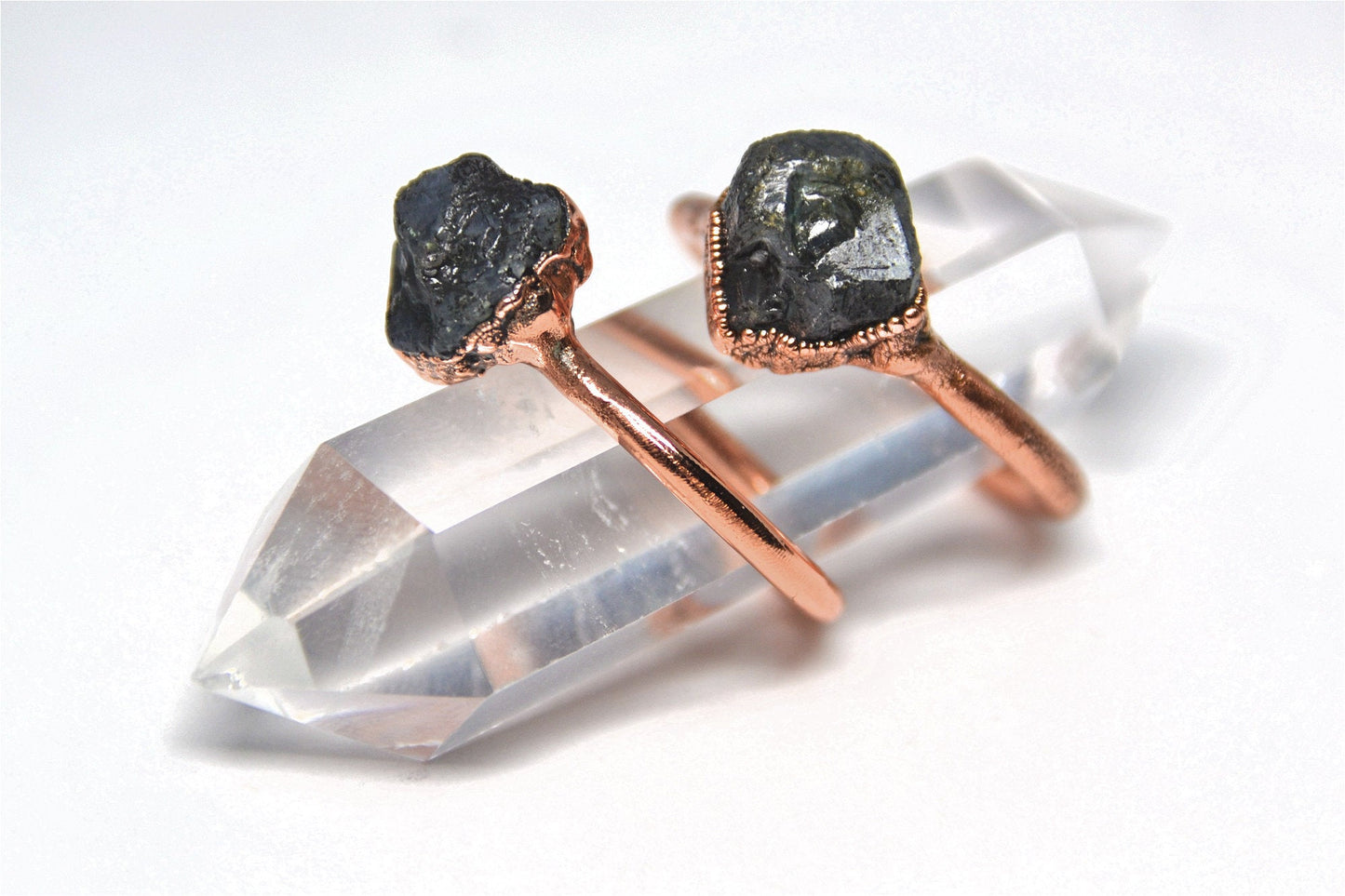 Raw Sapphire Ring | September Birthstone Ring | Birthstone Jewelry |