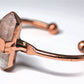 Copper Rose Quartz Cuff | Rose Quartz Jewelry