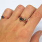 Raw Green Tourmaline Ring | Raw Tourmaline Ring | Stacking Ring |