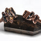 Multi Stone Tourmaline Copper Ring || Raw Stone Tourmaline Ring