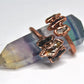 Multi Stone Tourmaline Copper Ring || Raw Stone Tourmaline Ring