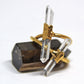 Gold Raw Clear Quartz || April Birthstone