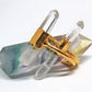 Gold Raw Clear Quartz || April Birthstone