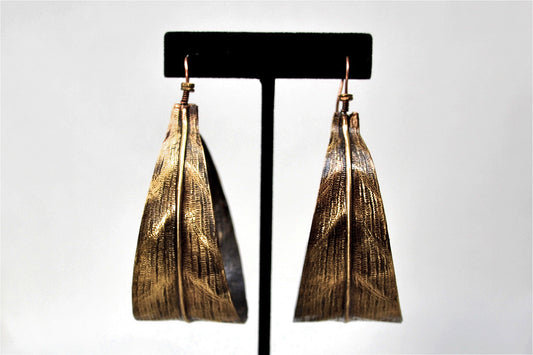Statement Feather Earrings || boho