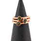 Copper Peridot Ring | August Birthstone Large Stone