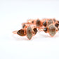 Copper Citrine & Herkimer Diamond Ring || April & November Birthstone