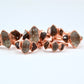 Copper Citrine & Herkimer Diamond Ring || April & November Birthstone