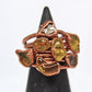 Copper Amber Ring